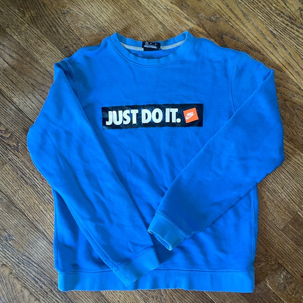 Blue sweatshirt